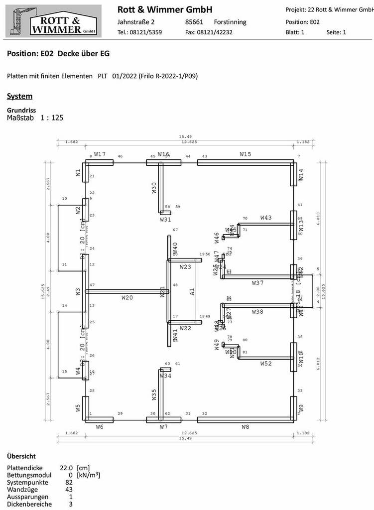 Ingenieurleistungen – Werk- und Detailplanung, Rott & Wimmer GmbH Forstinning